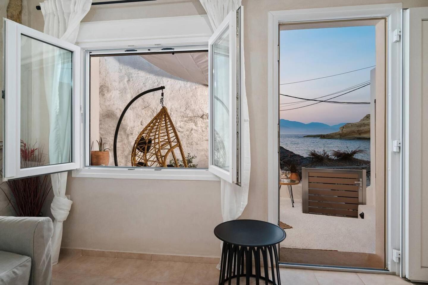 Отель Casa Grotta With Sea & Cave View Матала Экстерьер фото