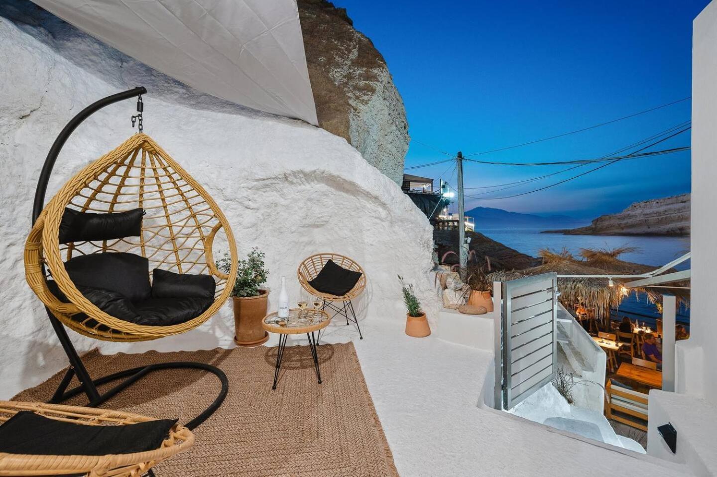 Отель Casa Grotta With Sea & Cave View Матала Экстерьер фото